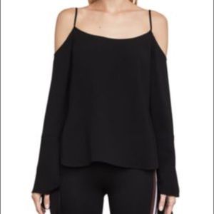 BCBG Max Azria Nicholette Cold Shoulder Top